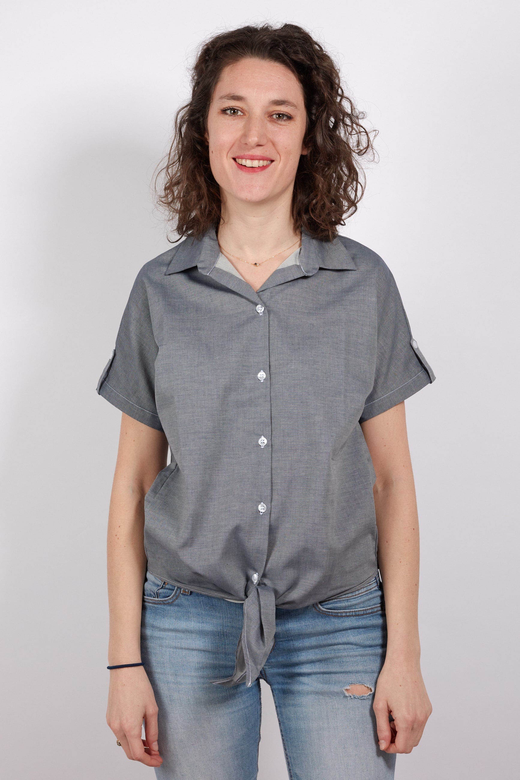 Chemise bleu clair