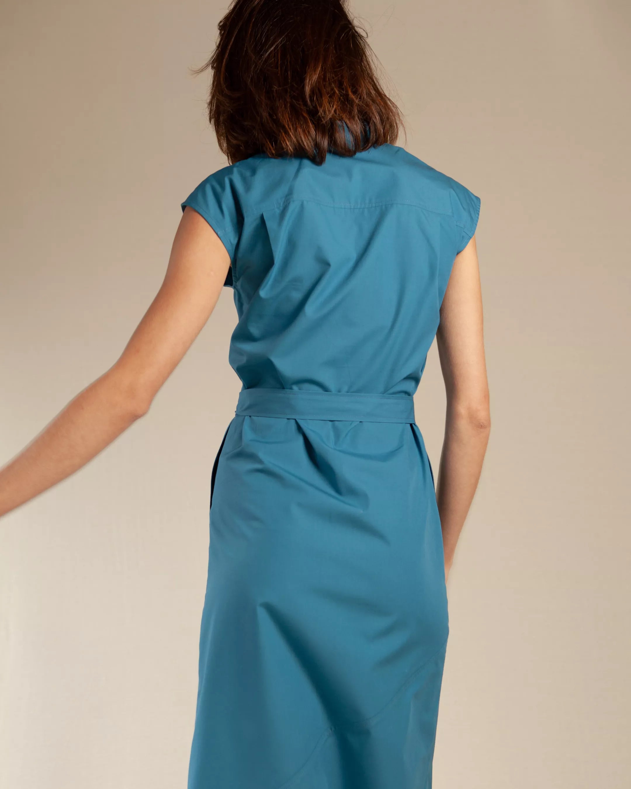 Robe turquoise