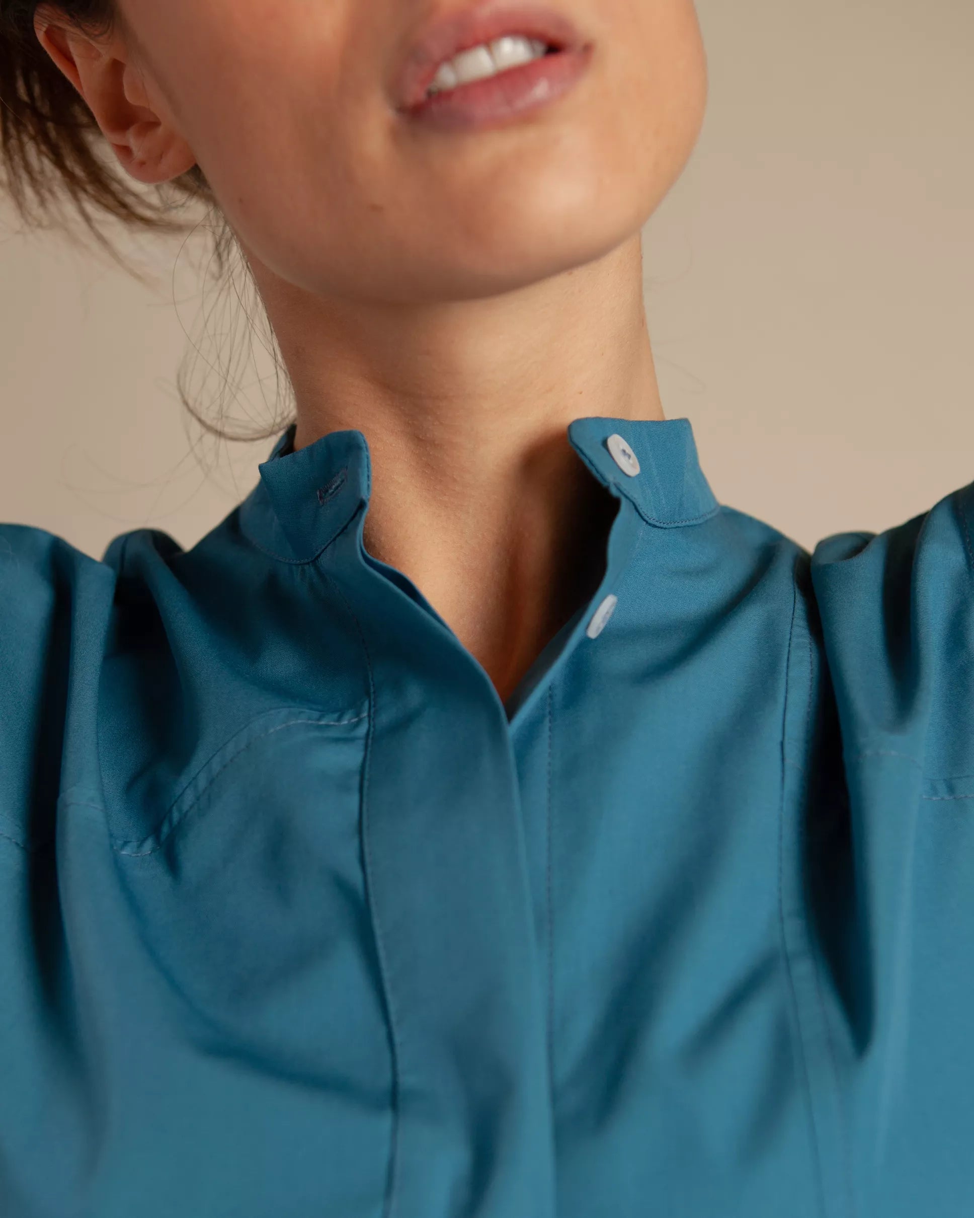 Robe turquoise