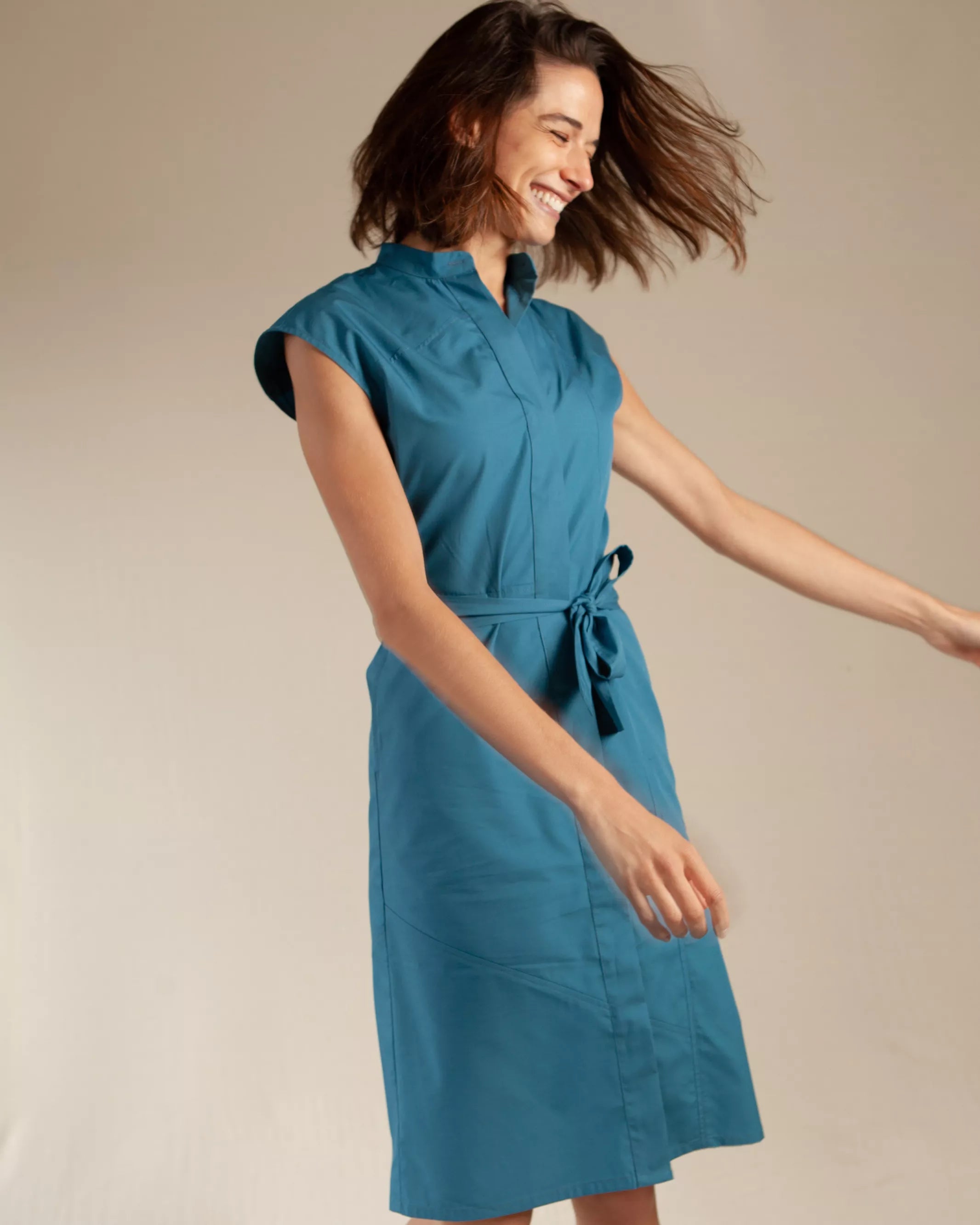 Robe turquoise