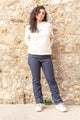 Jean droit femme