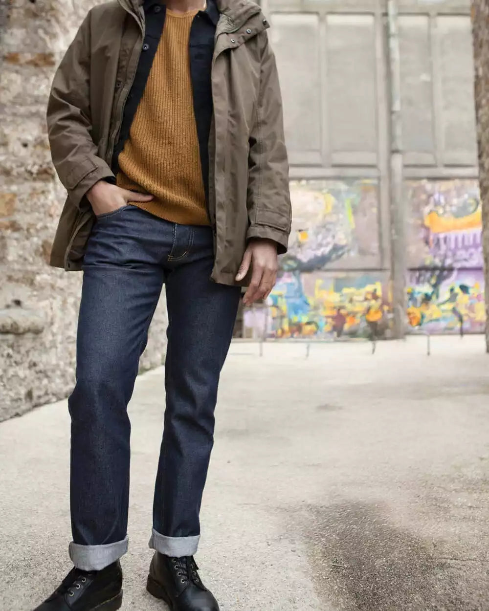 Jean droit homme