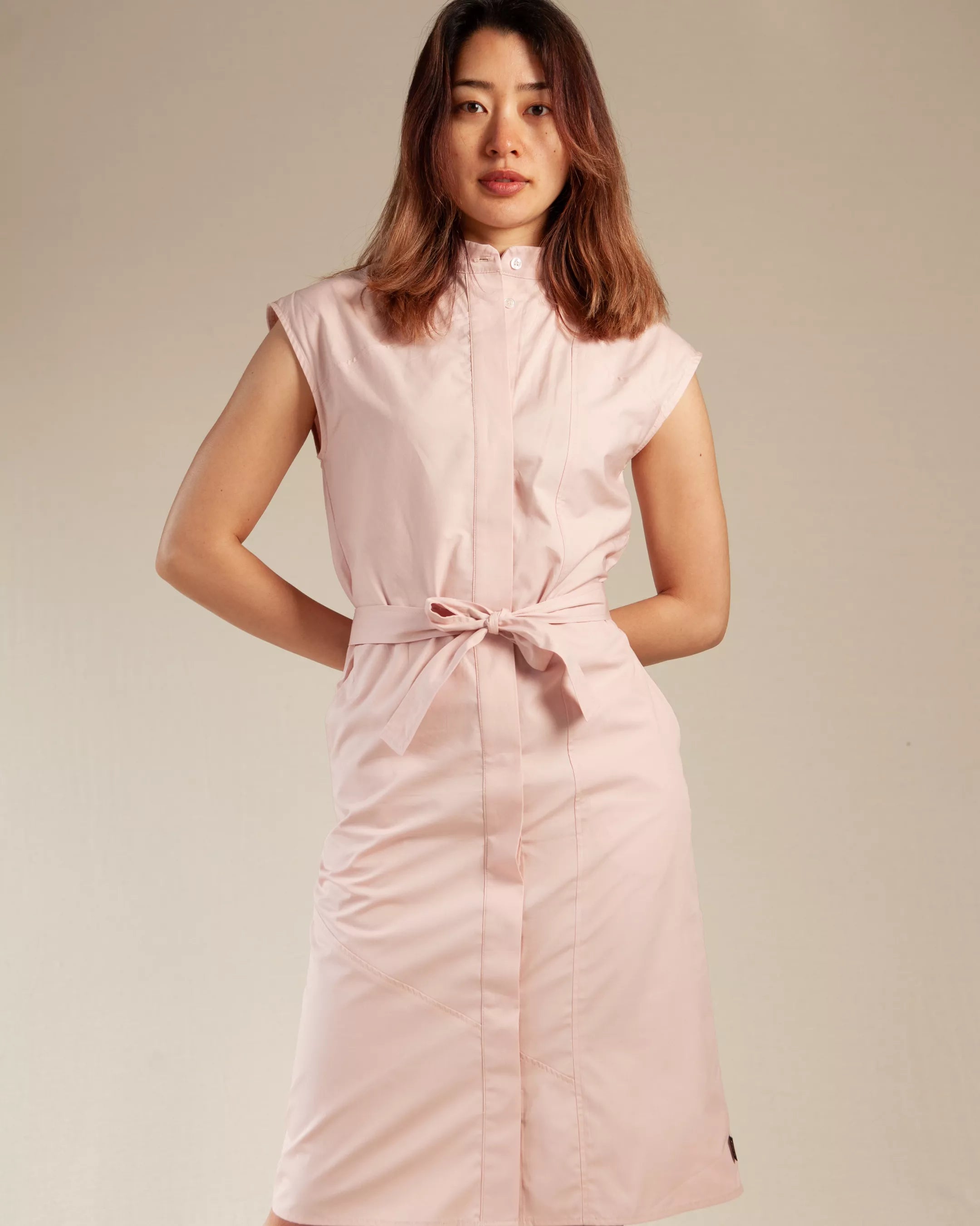 Robe Combattante rose clair