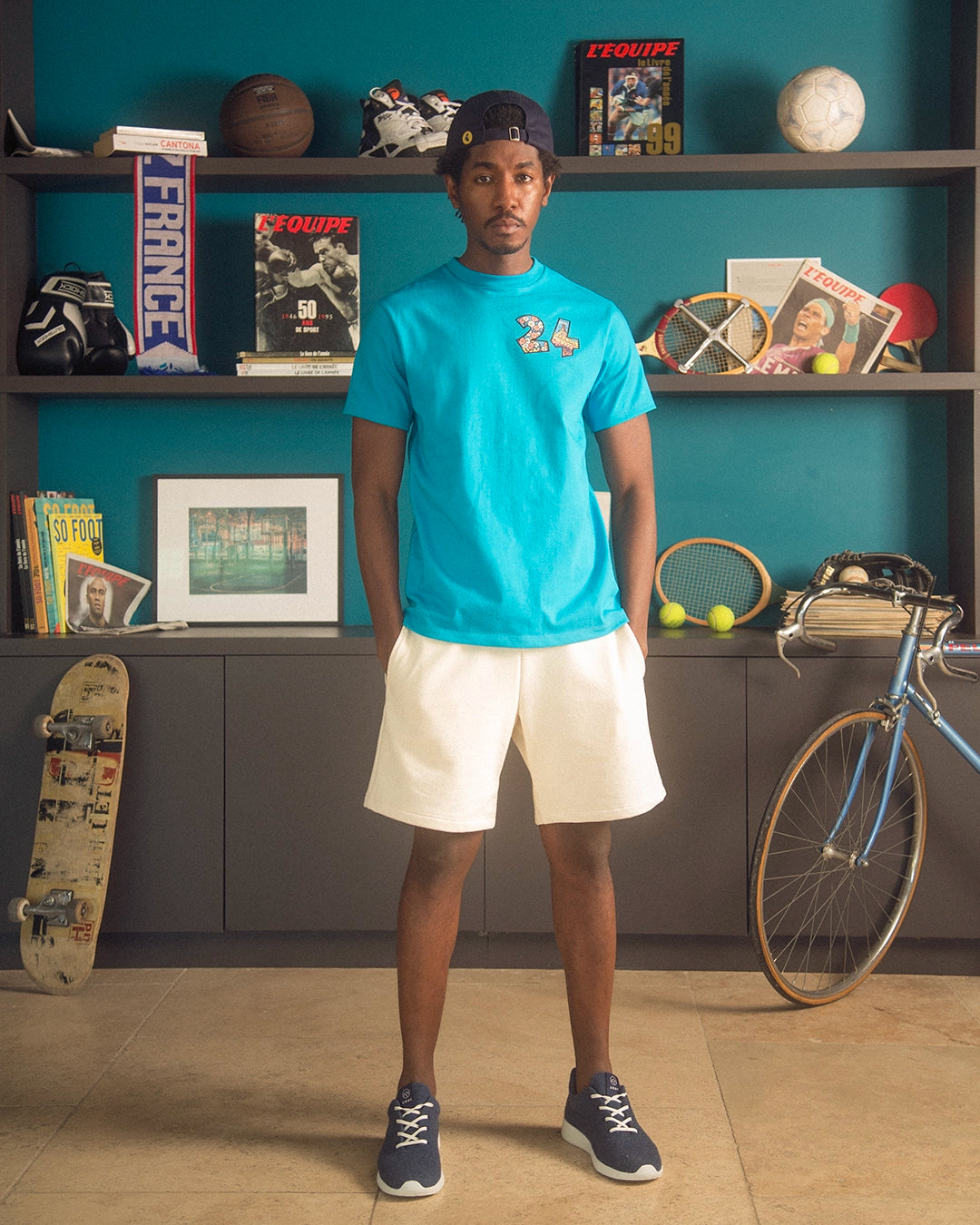 T-shirt Turquoise Sports