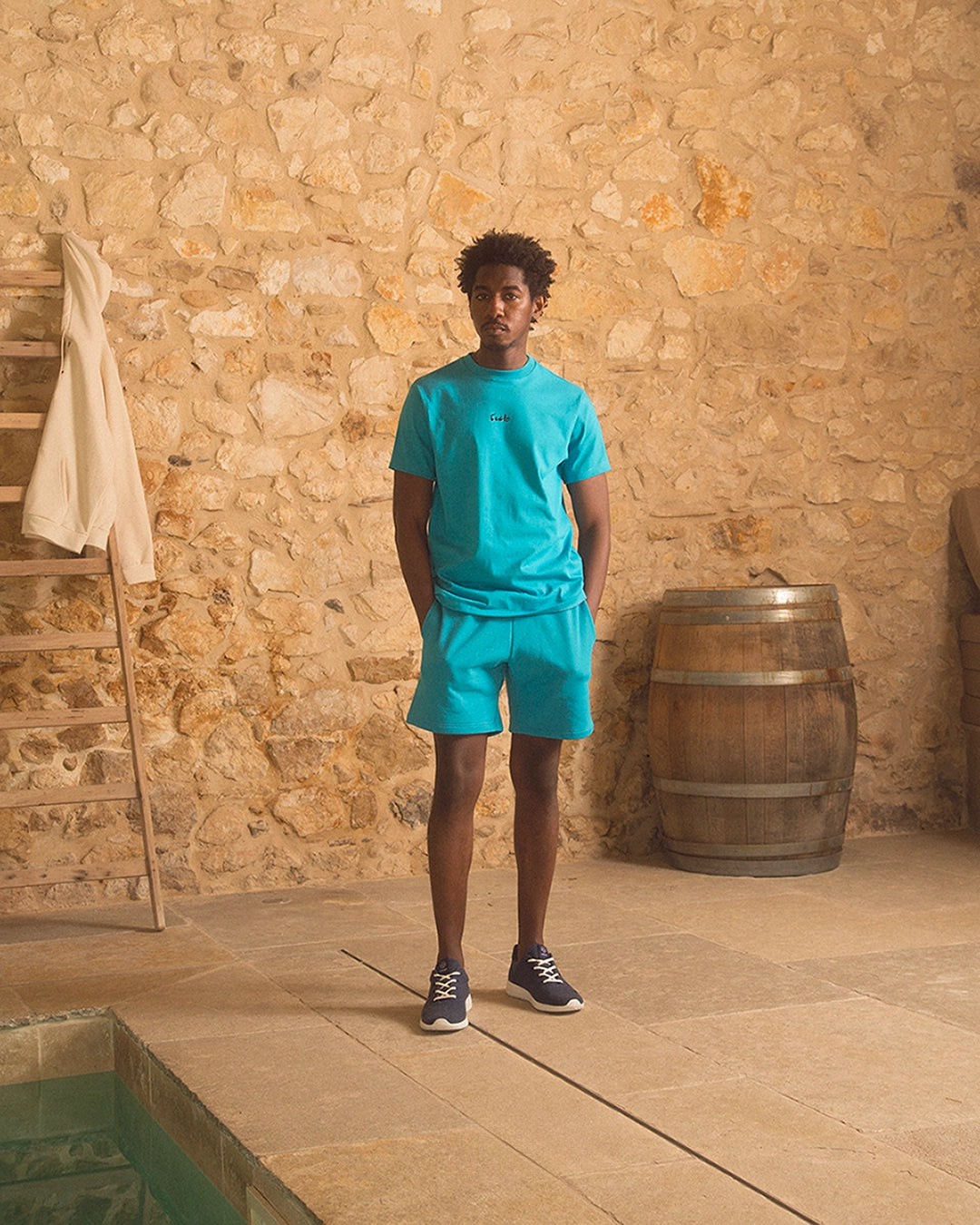 T-shirt Pangée Turquoise