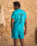 T-shirt Pangée Turquoise