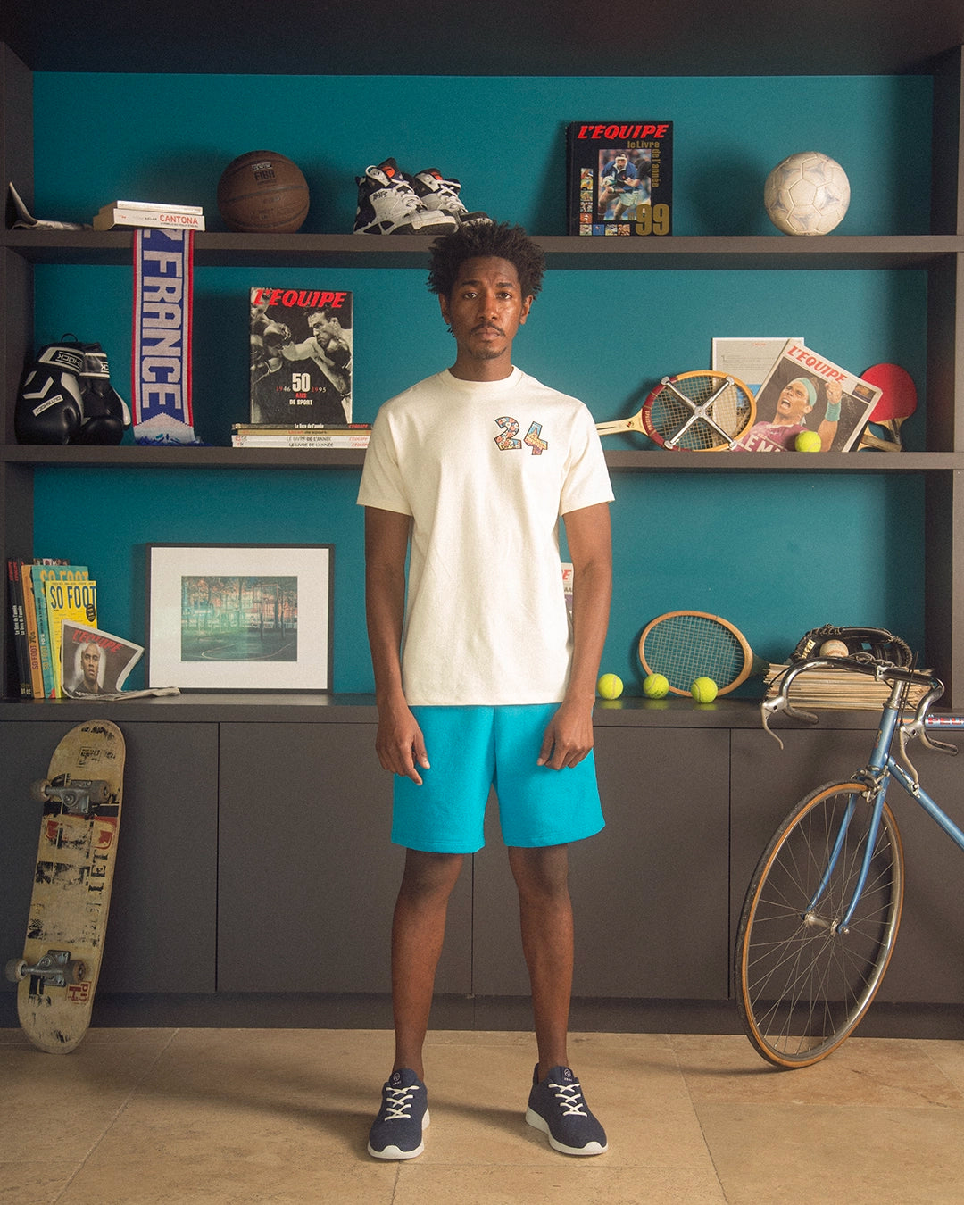 T-shirt Crème Sports