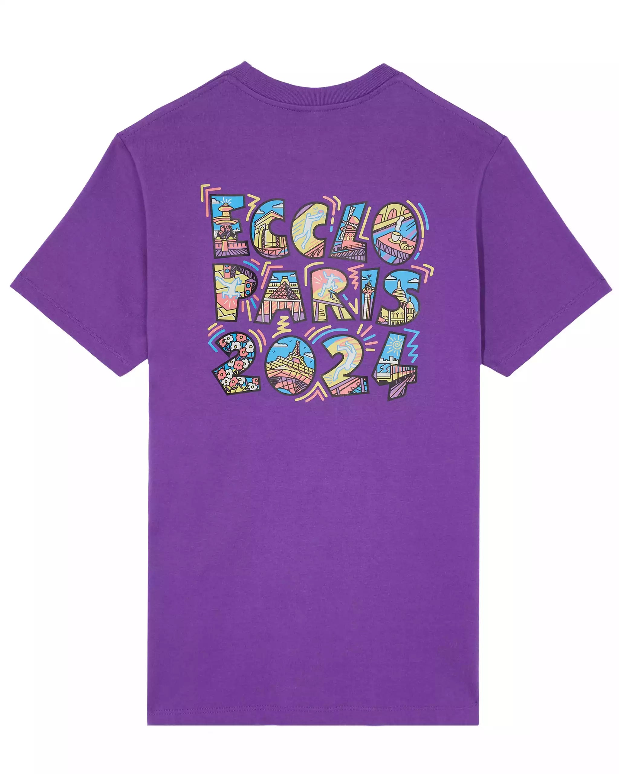 T-shirt Violet Sports