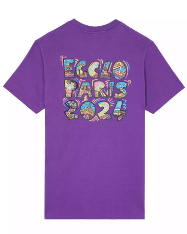 T-shirt Ecclo Paris 2024 Violet