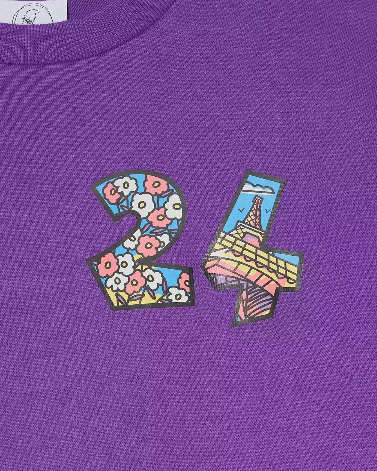 T-shirt Violet Sports