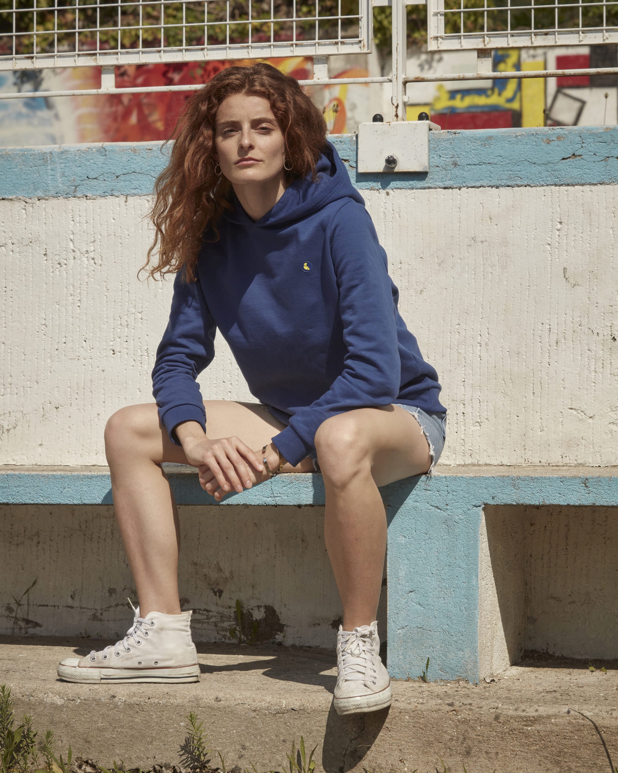 Hoodie bleu