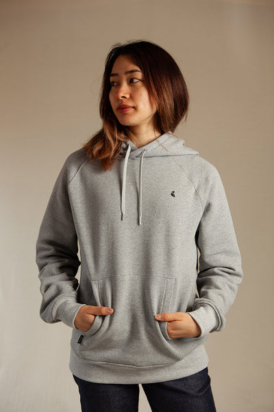 Sweat capuche Hoodie gris Homme recyclé Made in France Edition limitée –  ECCLO