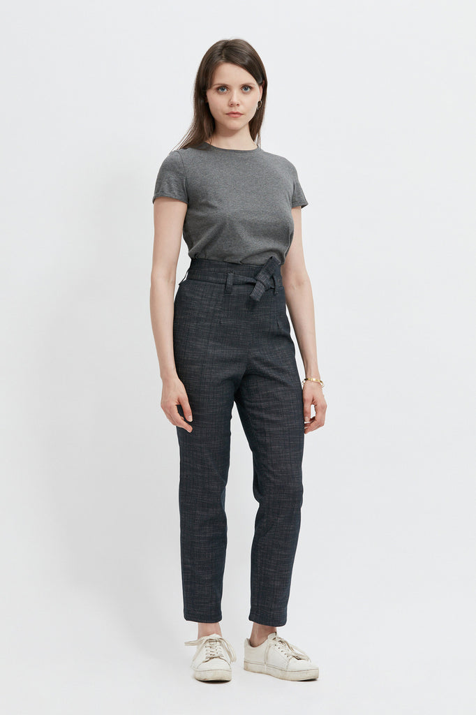 Femme pantalon taille haute store