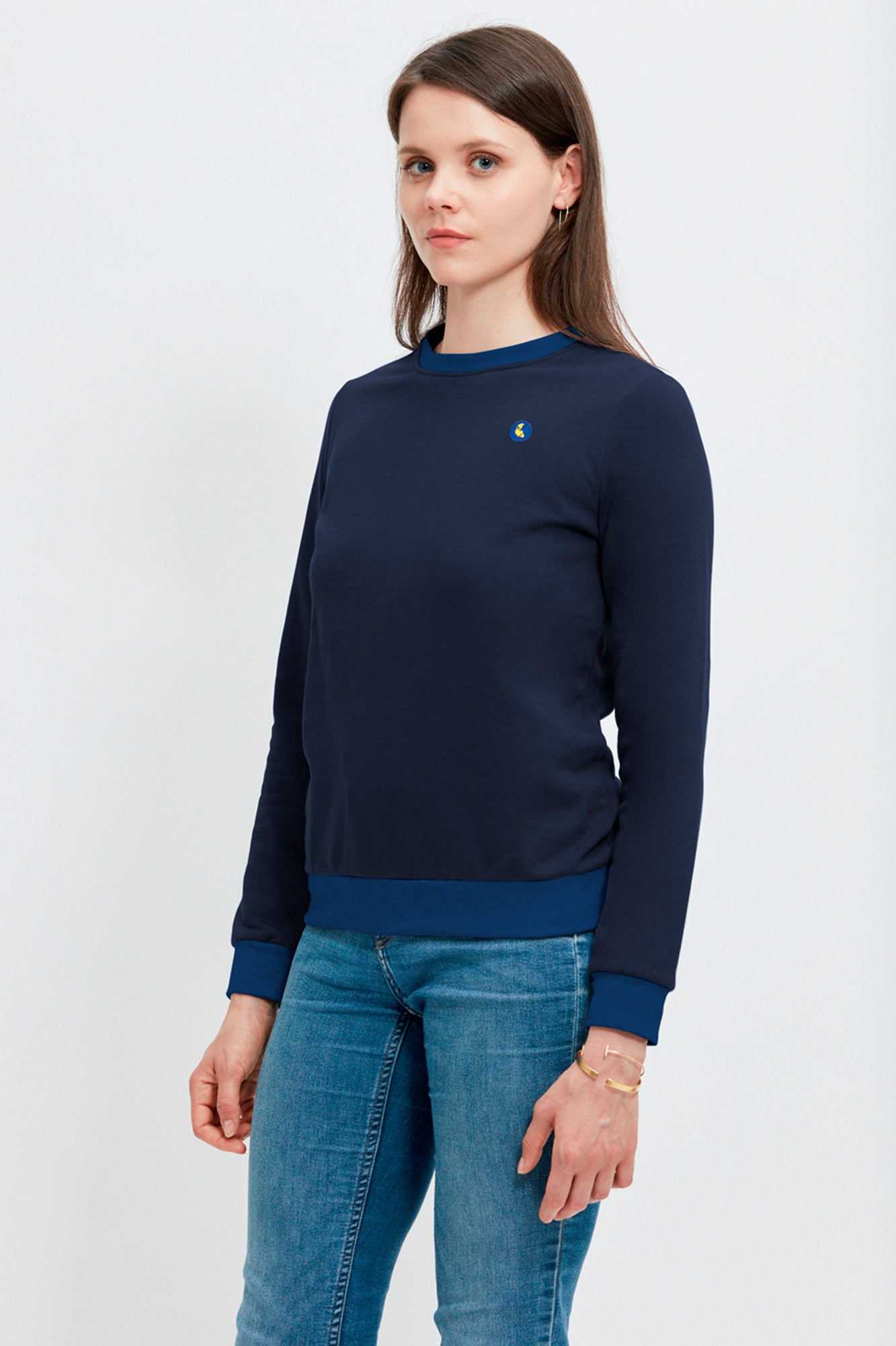 Sweat col rond bi-ton - épuisé