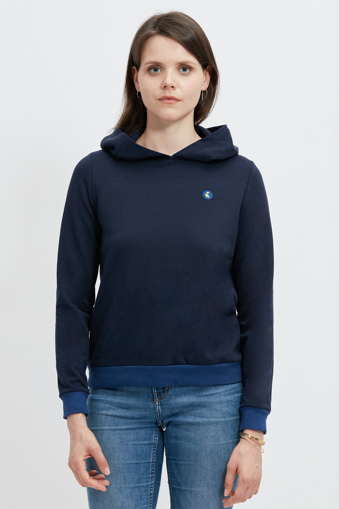 Sweat à capuche bi-ton - épuisé